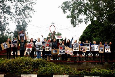 Animal activists: Stop blood sport